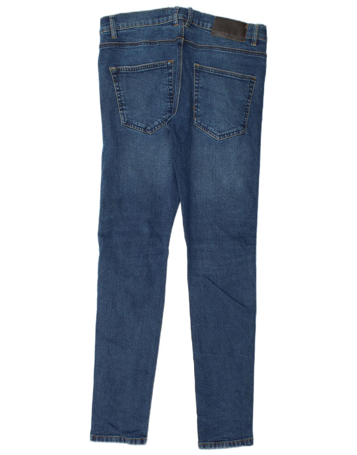 French Connection Damen Skinny Jeans W30 L32 Blaue Baumwolle