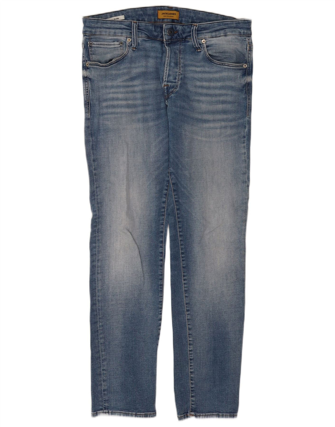 Jack & Jones Herren GLENN Slim Jeans W32 L30 Blaue Baumwolle