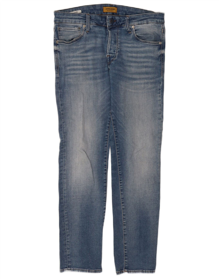 Jack & Jones Herren GLENN Slim Jeans W32 L30 Blaue Baumwolle
