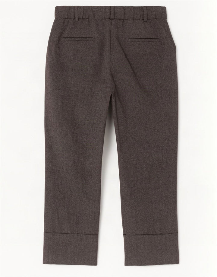 Gerade Chino-Hose für Damen von Zara, EU 42, Größe L, W32, L28, Grau, Polyester