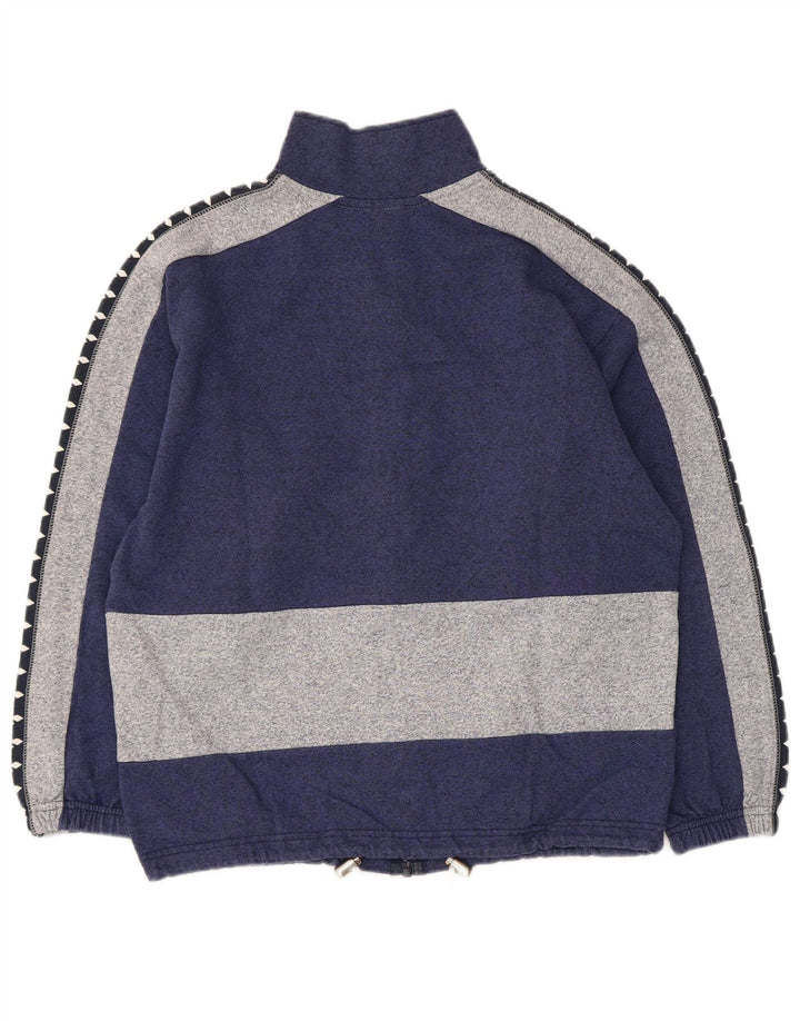 Arena Herren-Trainingsanzug mit grafischem Oberteil, Jacke, Größe S, Marineblau, Farbblock-Baumwolle