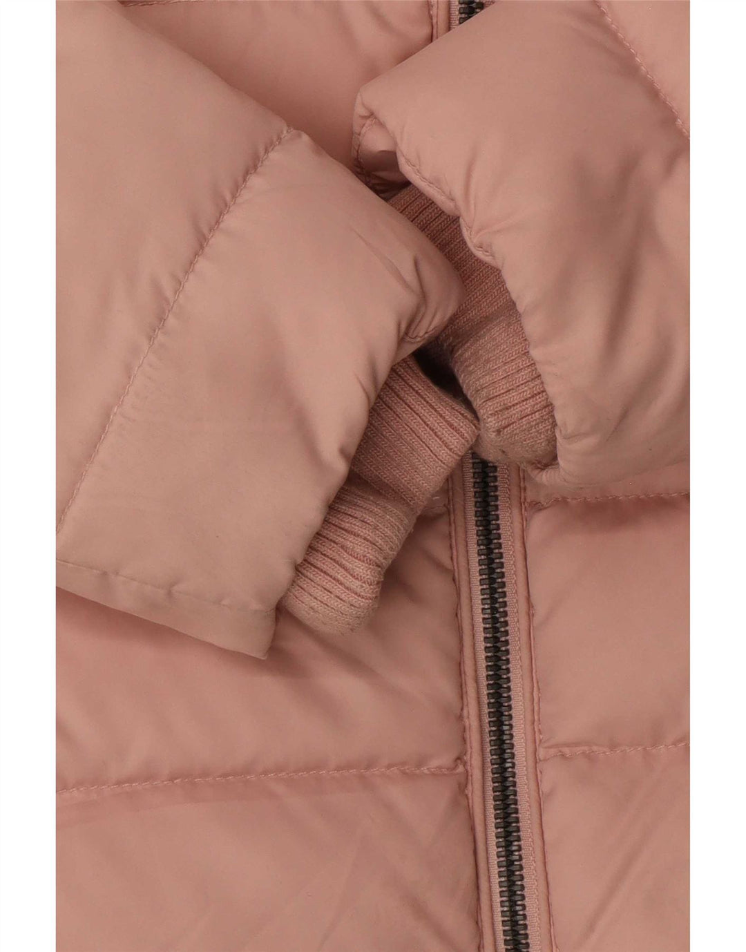 Tommy Hilfiger Damen-Jacke mit Kapuze, gepolstert, UK 10, Größe S, rosa, Polyester
