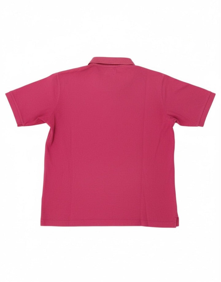 KAPPA Mens Polo Shirt Medium Pink Cotton