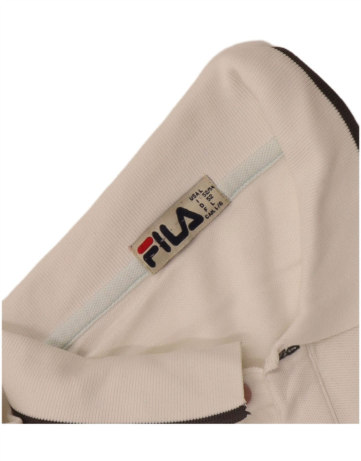 Fila Herren Poloshirt IT 52 Large Weiß