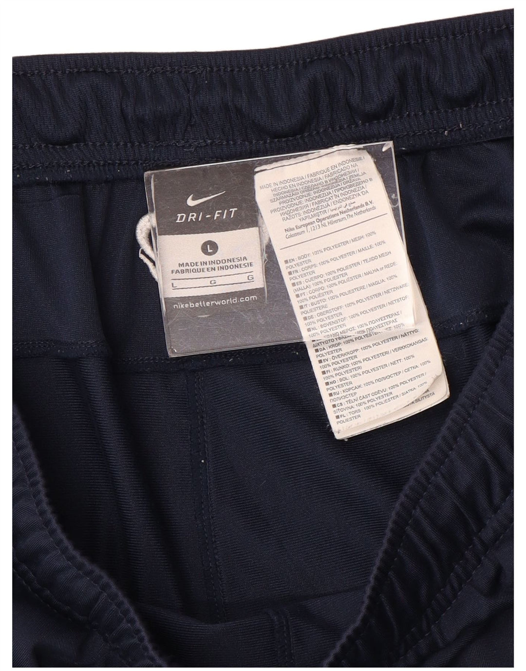 Nike Herren HELLAS VERONA Sportshorts, groß, marineblaues Polyester