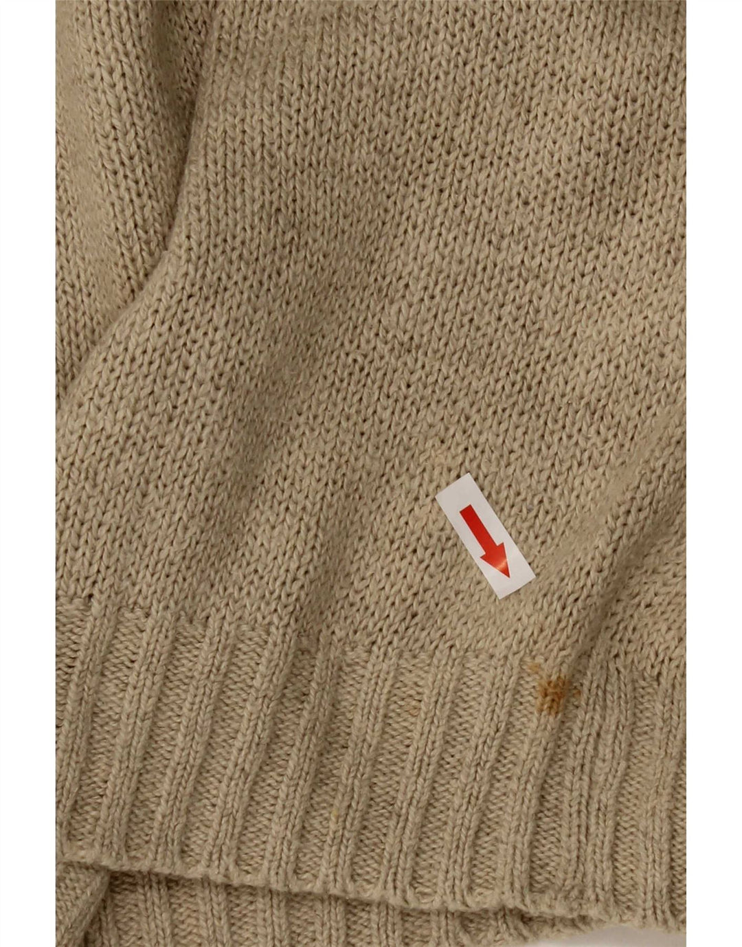 Benetton Herren-Weste-Tanktop aus Baumwolle in Mittelbeige