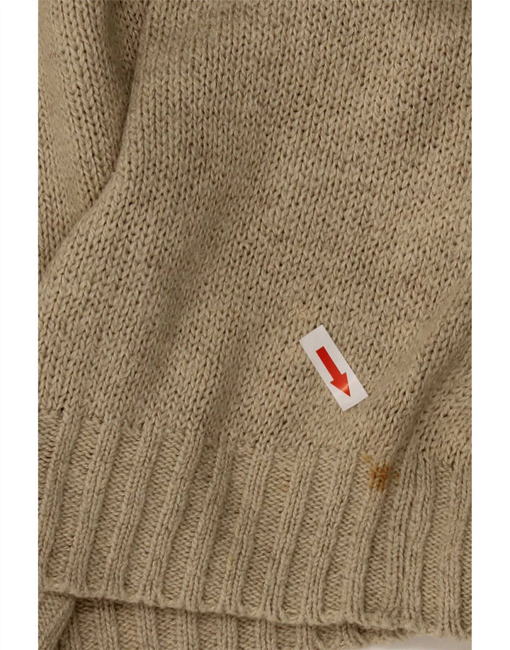 Benetton Herren-Weste-Tanktop aus Baumwolle in Mittelbeige