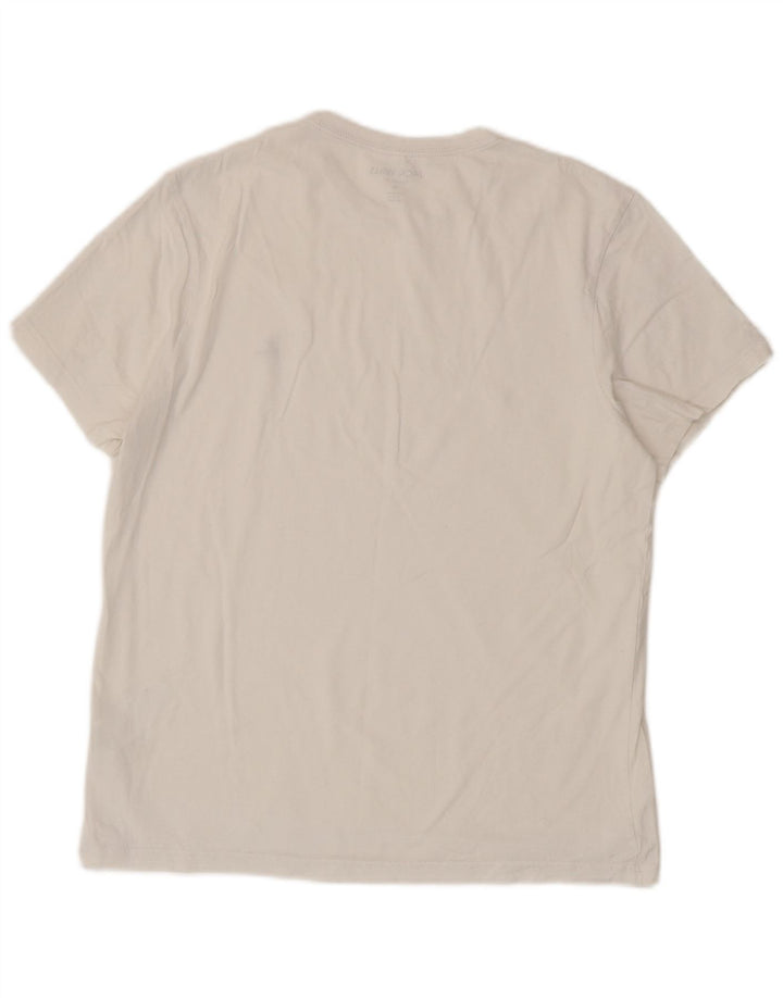 Jack Wills Herren-T-Shirt mit klassischer Passform, mittelweiße Baumwolle