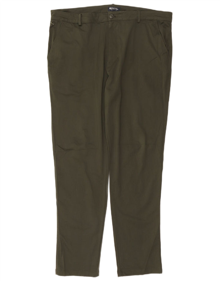 Mountain Warehouse Slim-Chinohose für Damen, W38, L30, grünes Polyester