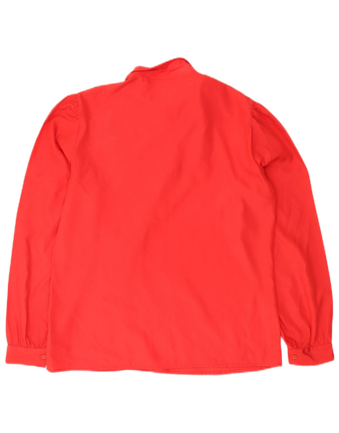 Vintage Damen LangarmBluse Top IT 46 Groß Rot