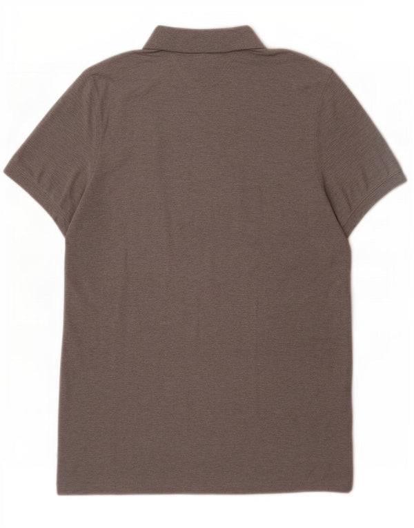Tommy Hilfiger Herren Slim Fit Poloshirt 2XL Grau Baumwolle