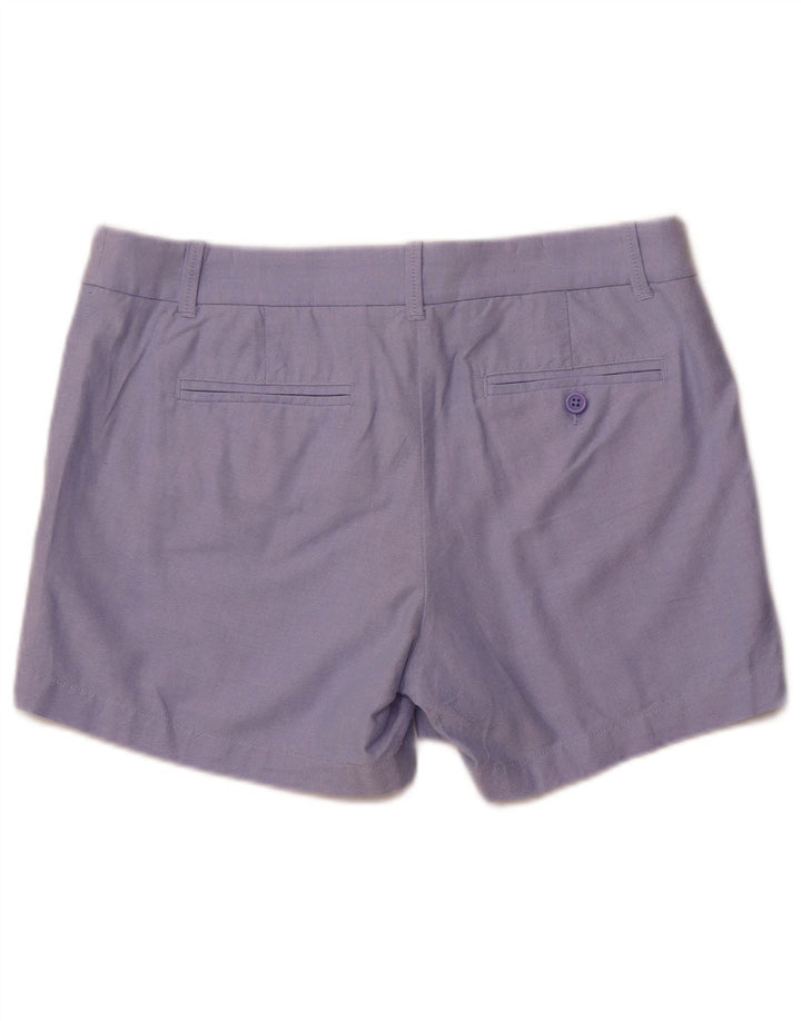 J. CREW Damen Chinoshorts US 10 Large W34 Blaue Baumwolle