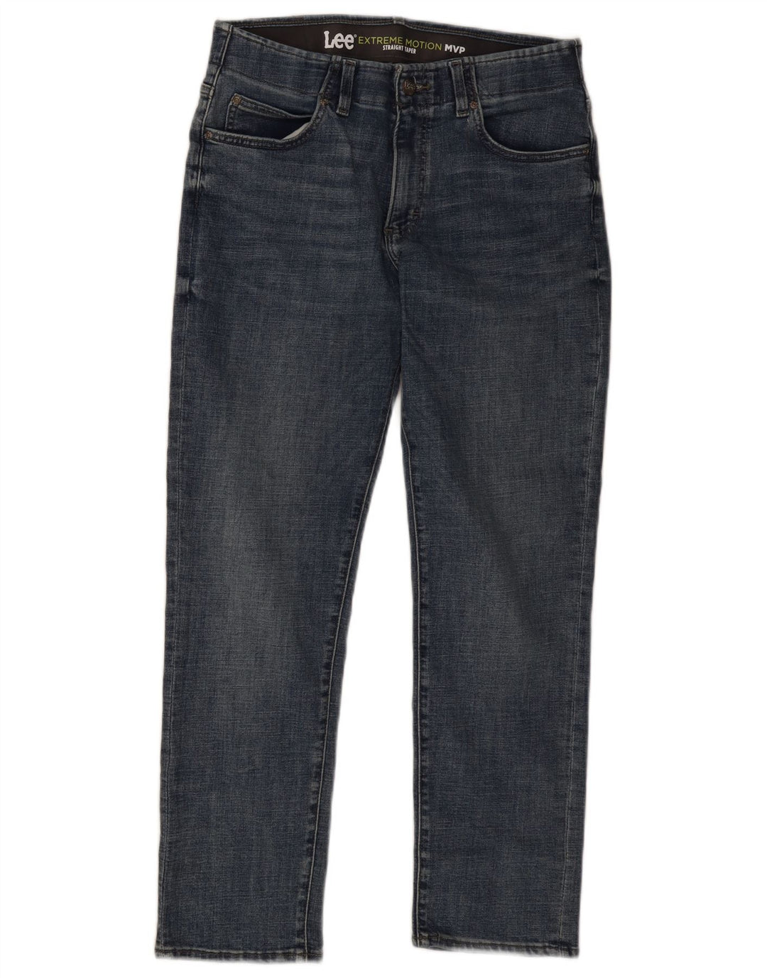 Lee Herren Flex Tapered Straight Jeans W32 L30 Blaue Baumwolle
