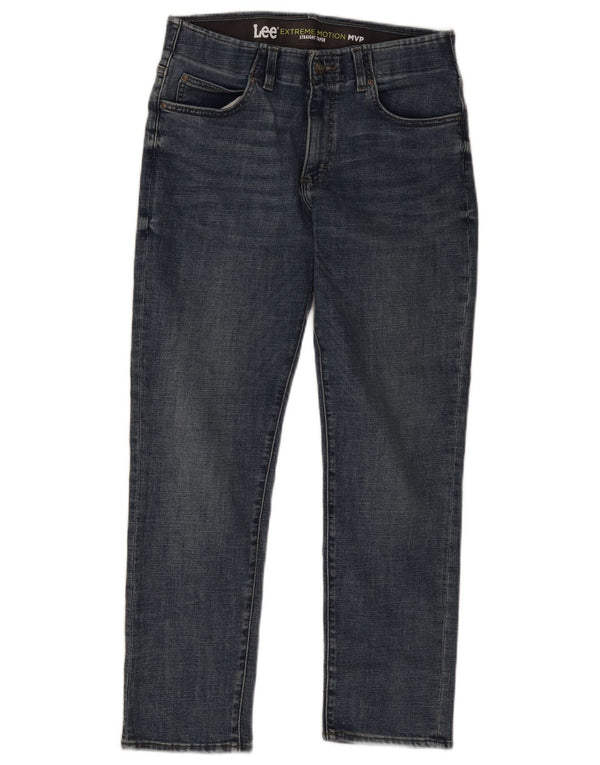 Lee Herren Flex Tapered Straight Jeans W32 L30 Blaue Baumwolle
