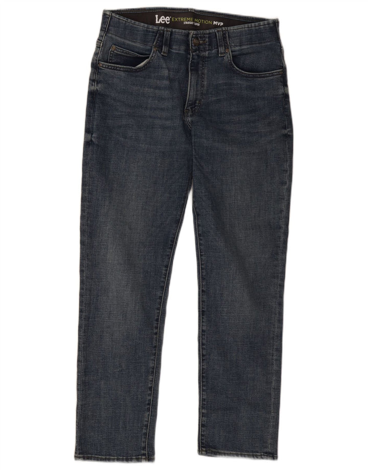Lee Herren Flex Tapered Straight Jeans W32 L30 Blaue Baumwolle