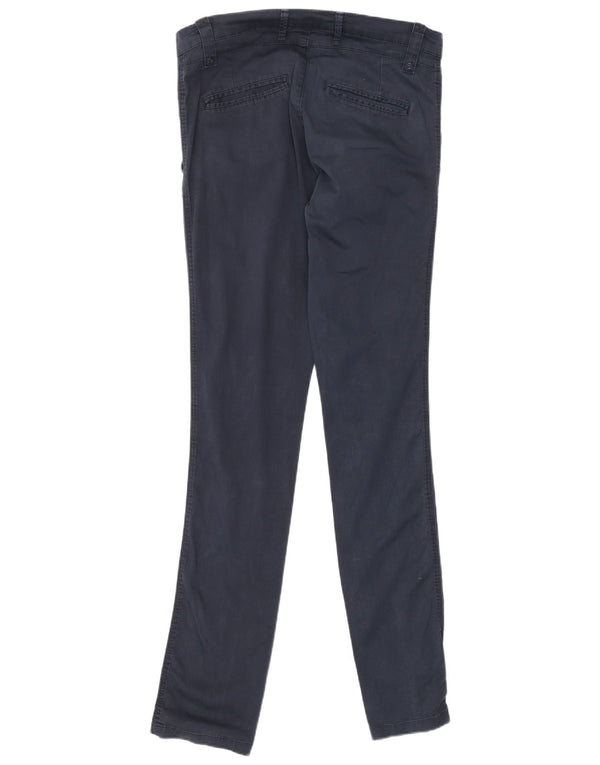 Zara Herren Skinny Chino Hose EU 38 Small W30 L32 Marineblau