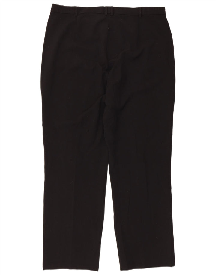 Marks & Spencer Damen gerade Freizeithose, Größe 16, B36, L29, Schwarz