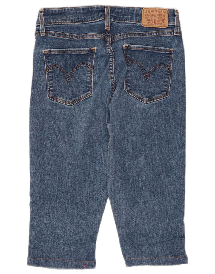 LEVI'S Damen Classic Mid Rise Skinny Capri Jeans US 6 Medium W26 L14 Blau