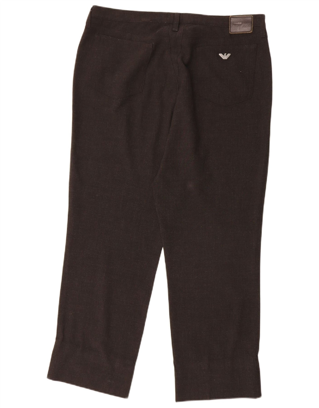 Armani Damen Gerade Freizeithose W36 L27 Braun