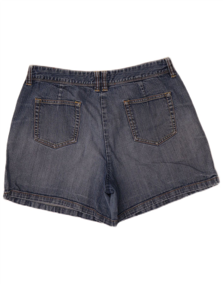 Boden Damen Jeansshorts UK 14 Large W34 Blaue Baumwolle