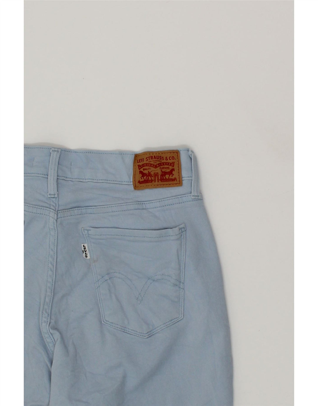 LEVI'S Womens 505 Straight Jeans W27 L26 Blue Cotton Vintage Levi's and Second-Hand Levi's from Messina Hembry 