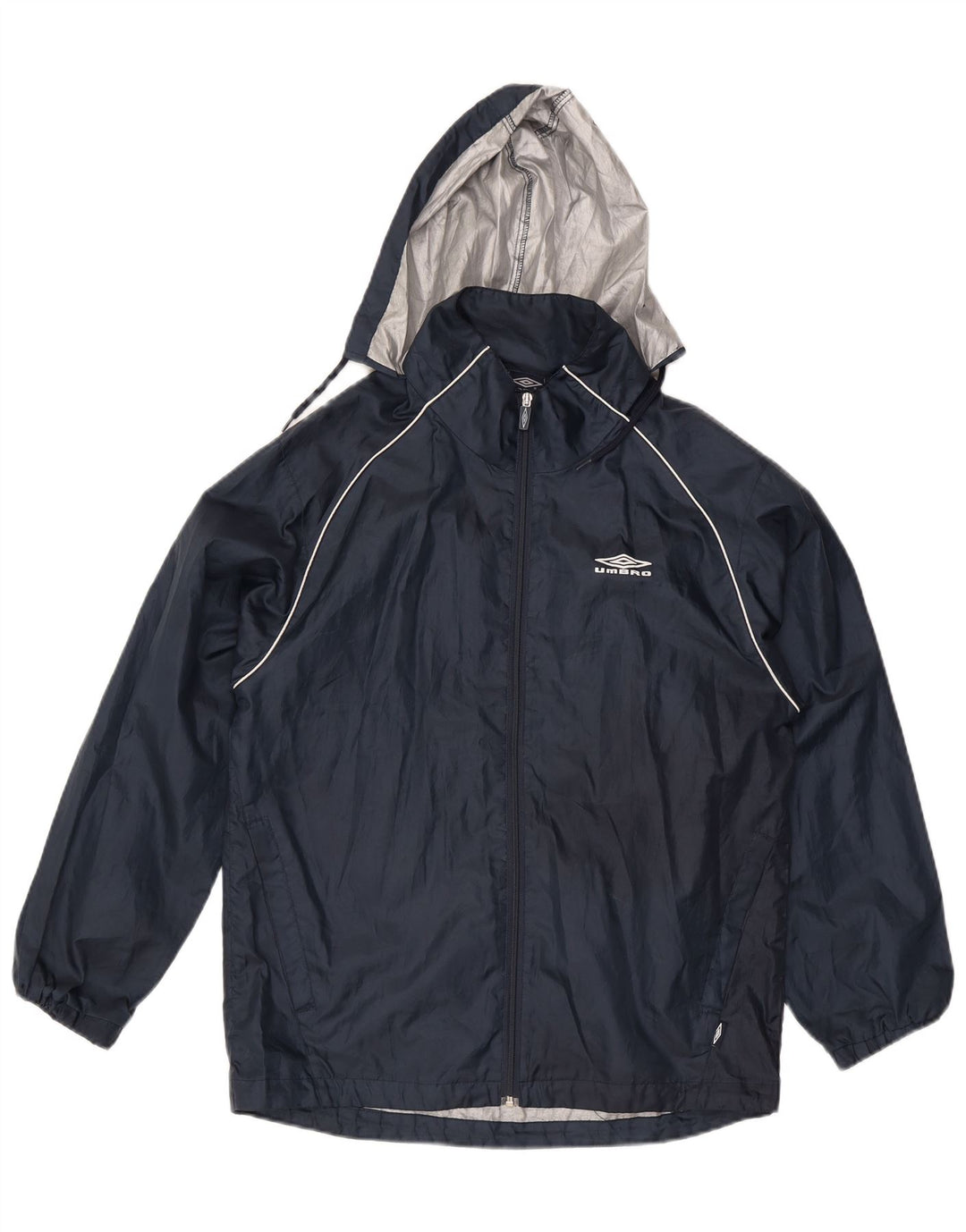 Umbro Herren-Regenjacke mit Kapuze, UK 36, Größe S, Marineblau, Polyester