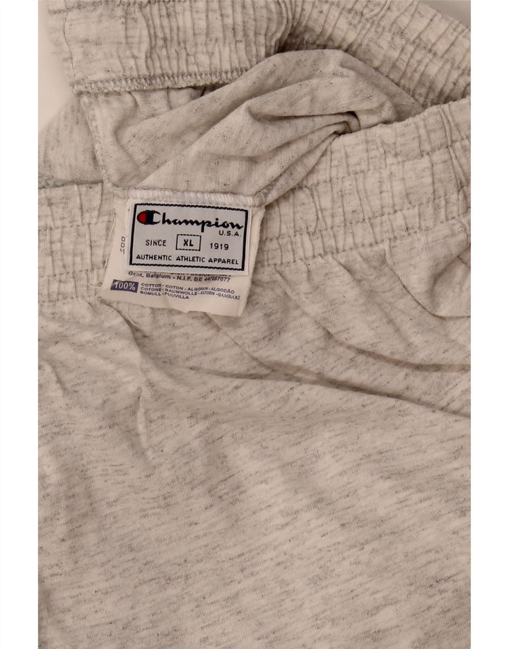 Champion Herren-Sportshorts XL aus grau gefleckter Baumwolle