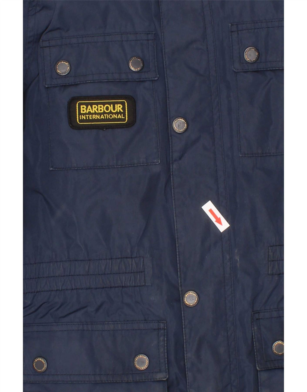Barbour Utility-Jacke für Jungen, 10–11 Jahre, groß, blaues Polyamid
