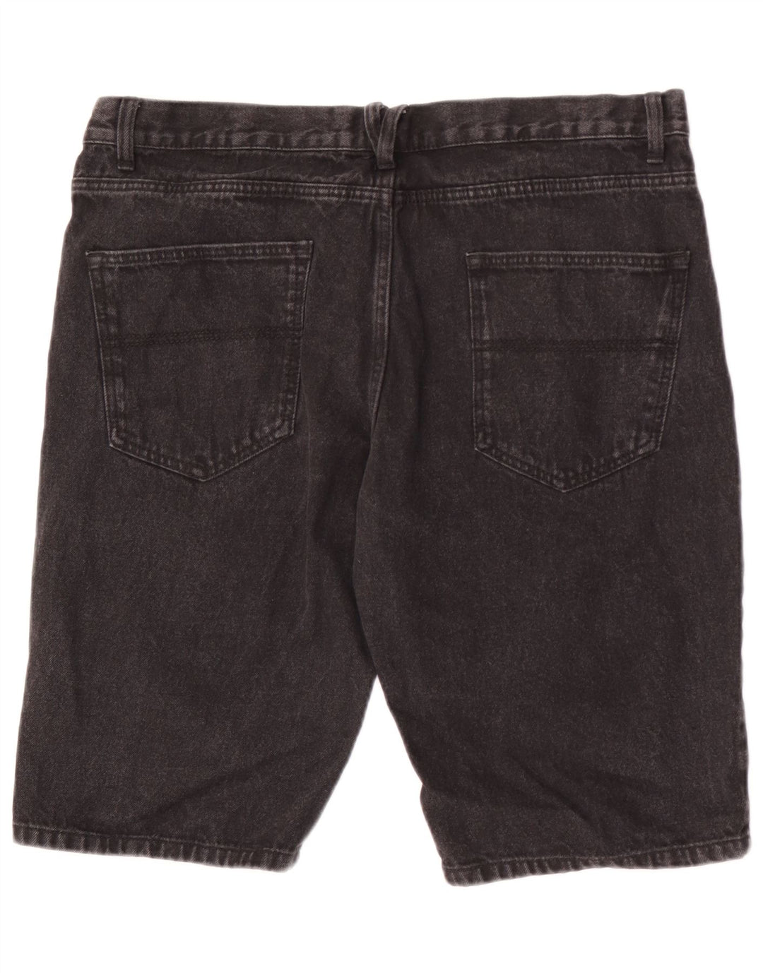 Pierre Cardin Herren Jeansshorts W36 Große schwarze Baumwolle