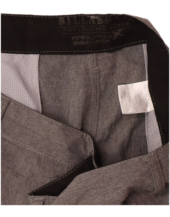 Billabong Herren Chinoshorts W36 Large Grau Polyester