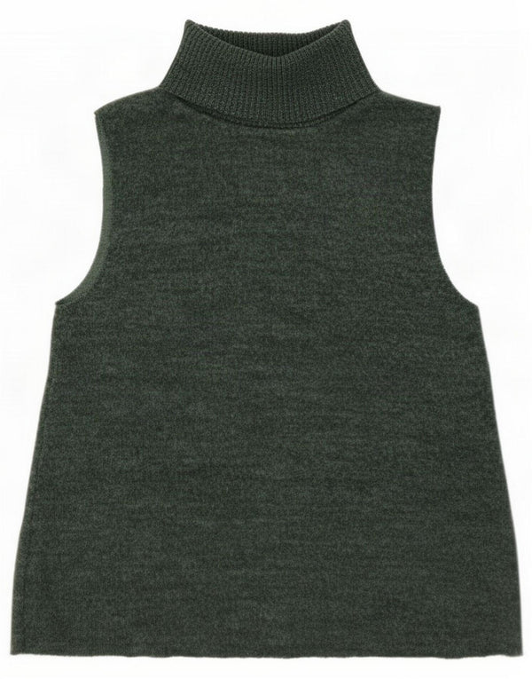 Zara Damen Weste Tank Top UK 10 Small Green
