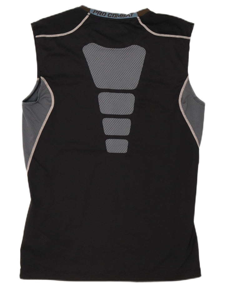 Nike Herren Dri Fit Grafik-Ärmelloses Top XL Schwarz Colourblock Polyester