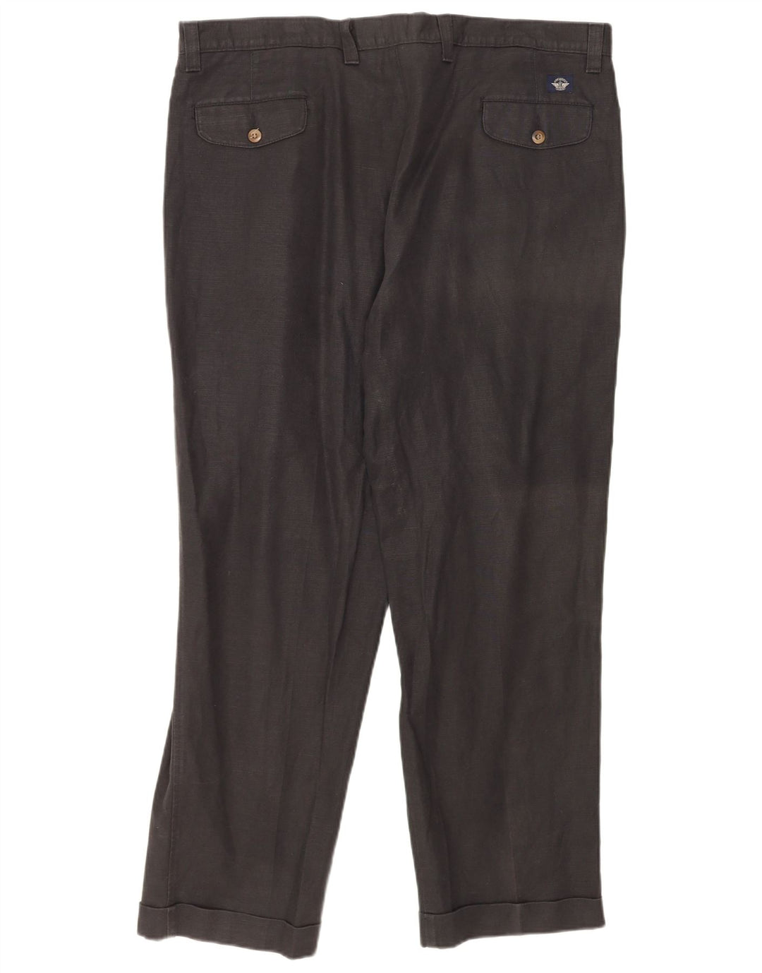 Dockers Herren Pegged Chino Hose W40 L30 Schwarzes Leinen