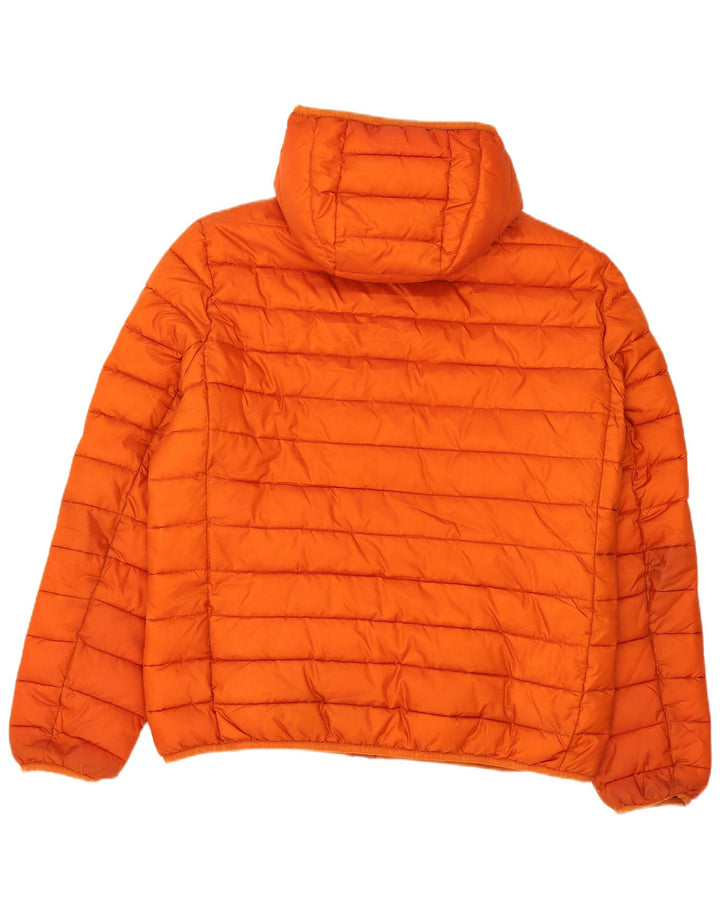 North Sails Herren-Kapuzenjacke, gepolstert, UK 40, Größe L, Orange, Polyester