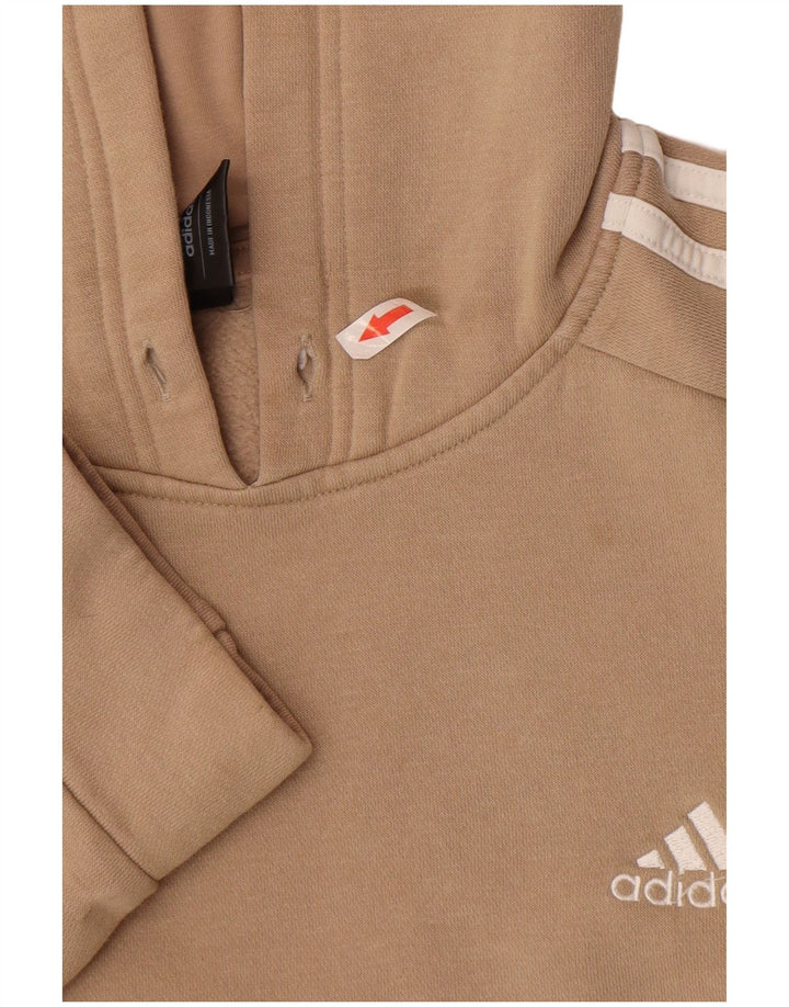 Adidas Herren Kapuzenpullover mittelbeige Baumwolle