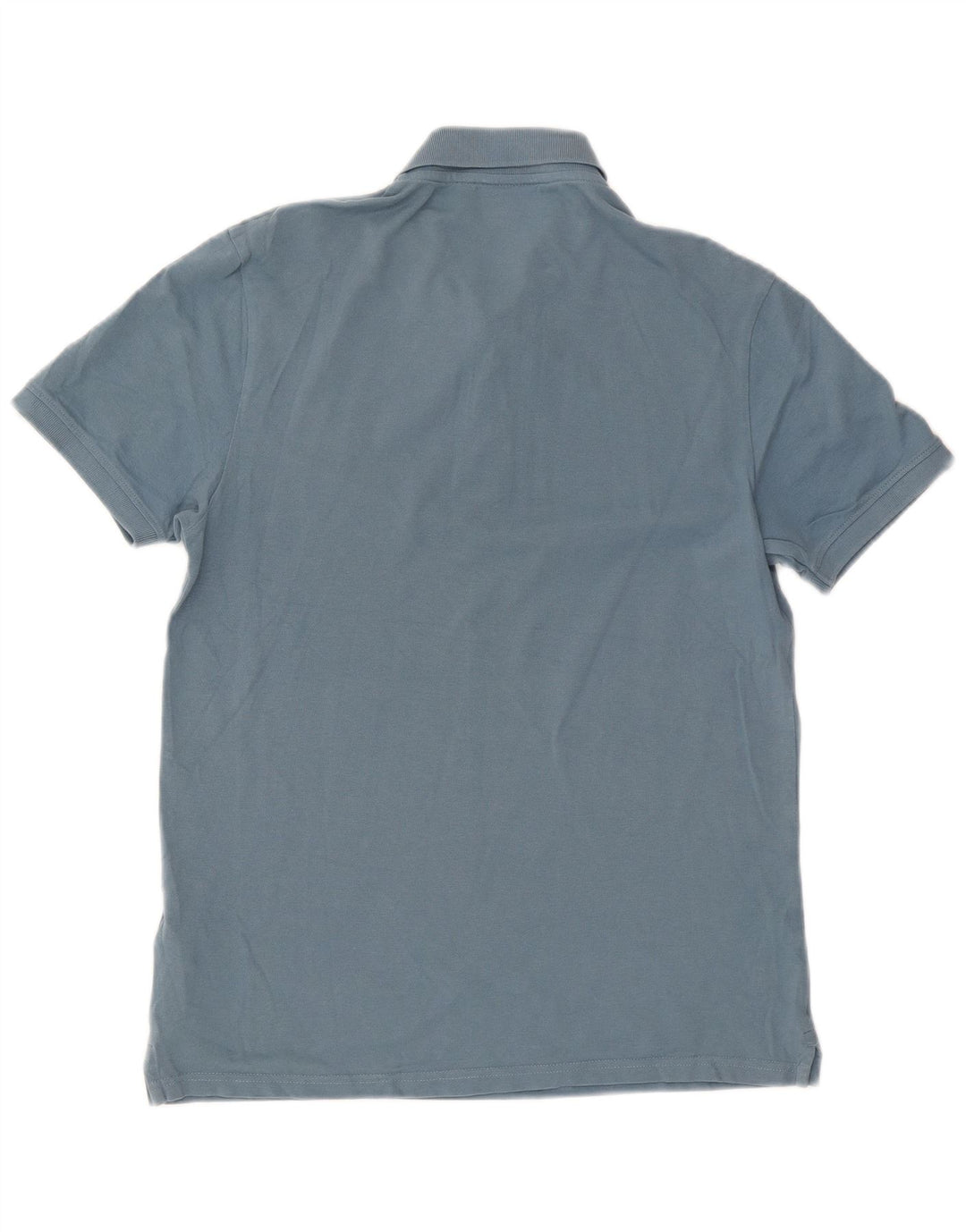 Lyle & Scott Herren-Poloshirt aus mittelblauer Baumwolle