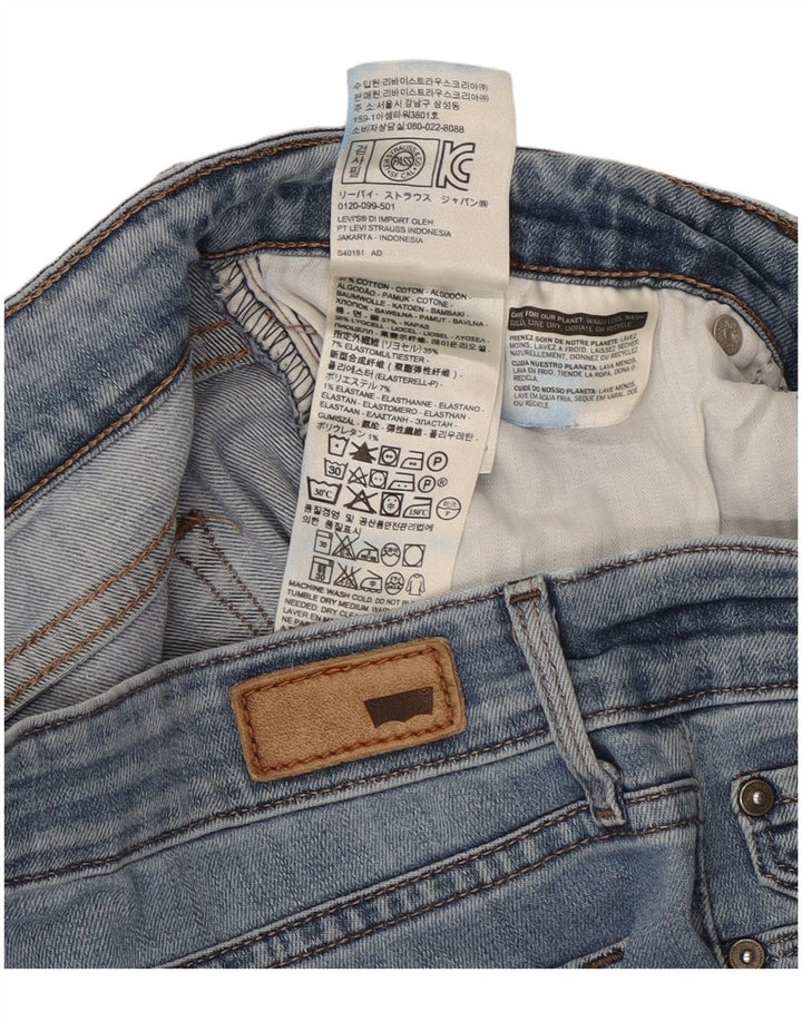 Levi's Damen Skinny Jeans W30 L32 Blaue Baumwolle