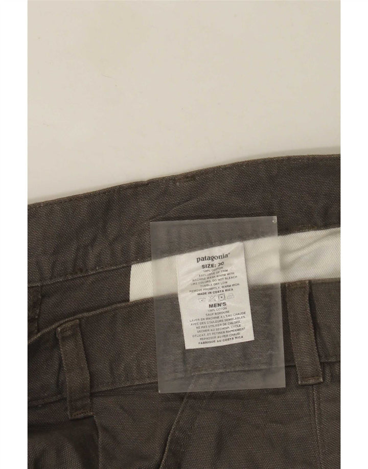 Patagonia Herren Chinoshorts W30 mittelgraue Baumwolle