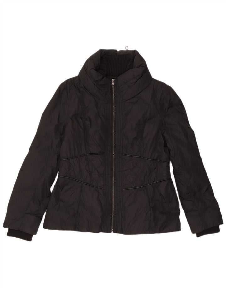 Zara Damen Steppjacke UK 18 XL Schwarz Polyester