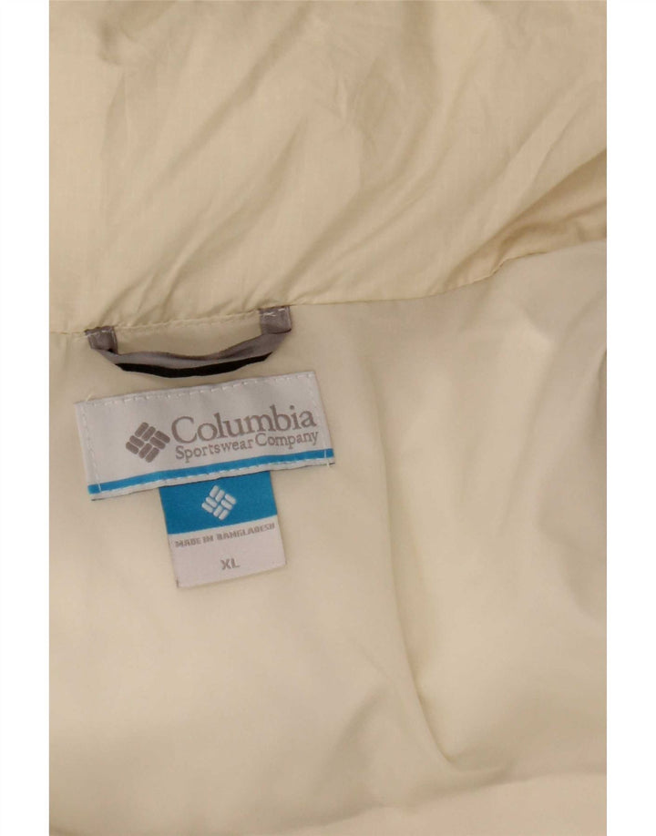 Columbia Womens Padded Jacket UK 18 XL Off White Polyester
