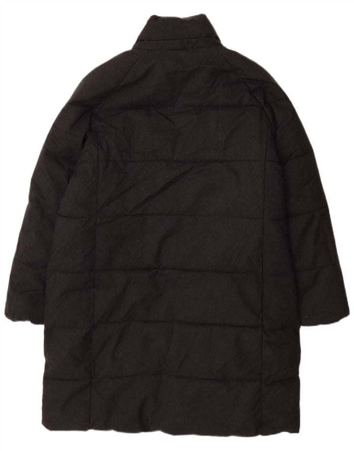 Jack Wills Damen Übergroßer, gepolsterter Mantel, UK 14, Größe L, grau, Polyester