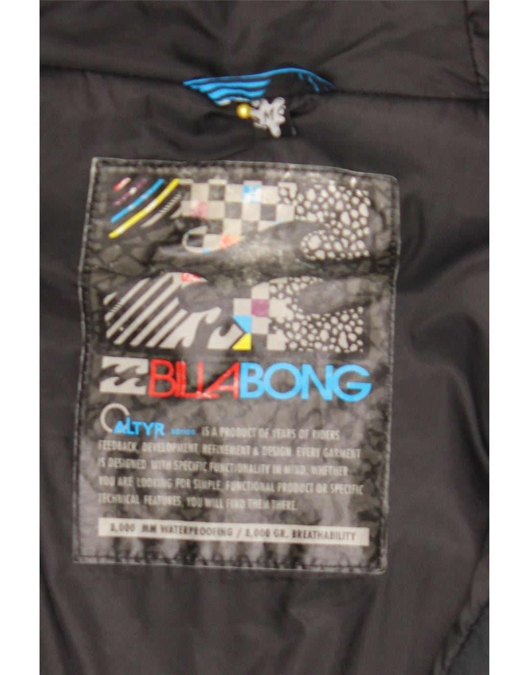 Billabong Herren Graphic Windjacke UK 38 Mittelblau Geometrisch