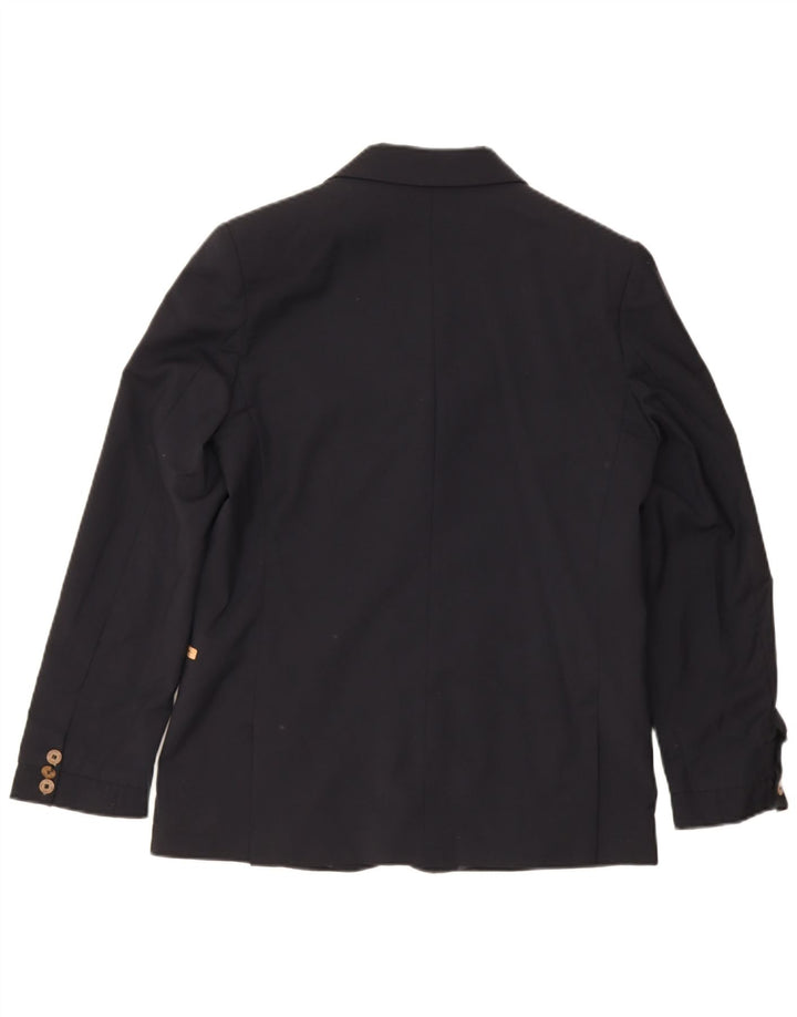 ALVIERO MARTINI Jungen-Blazerjacke mit 3 Knöpfen, 13–14 Jahre, XL, Marineblau