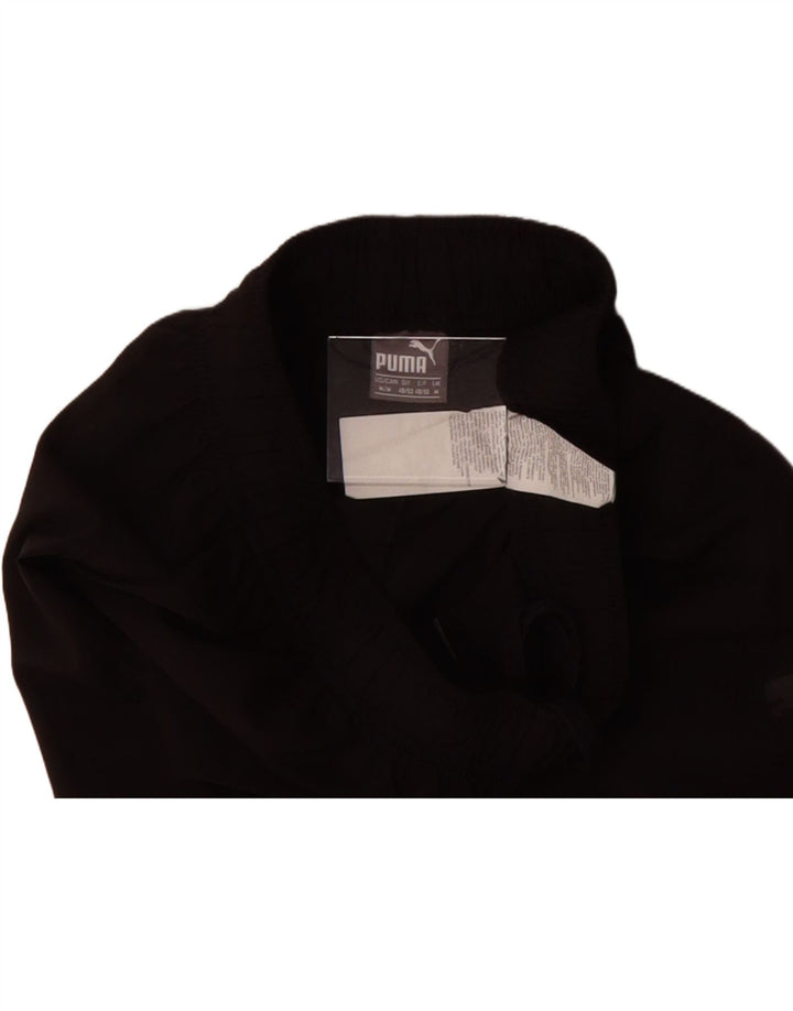 PUMA Mens Tracksuit Trousers Medium  Black Polyester