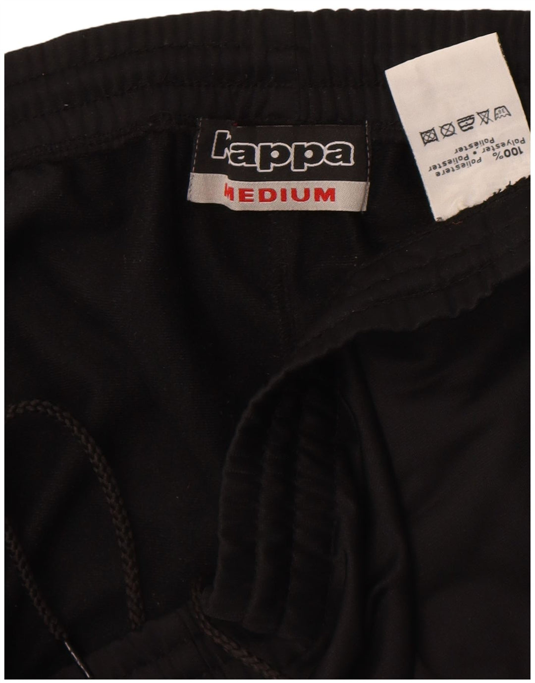 Kappa Herren-Trainingshose, mittelschwarz, Polyester