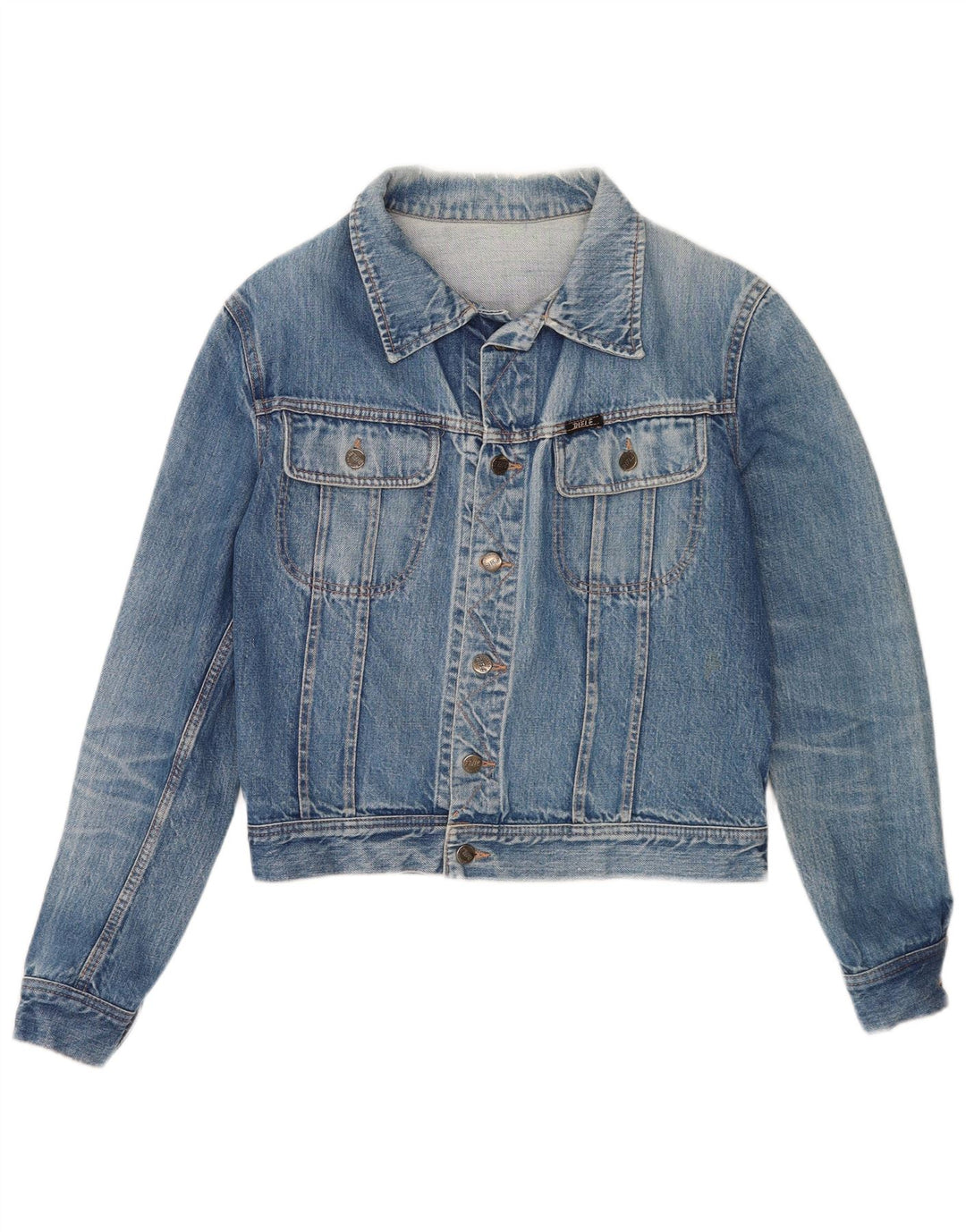 Rifle Herren Jeansjacke IT 48 mittelblaue Baumwolle