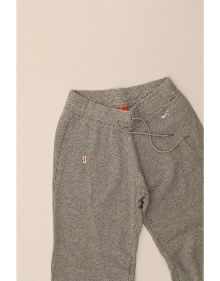 NIKE Womens Tracksuit Trousers UK 12 Medium Grey Cotton Vintage Nike and Second-Hand Nike from Messina Hembry 