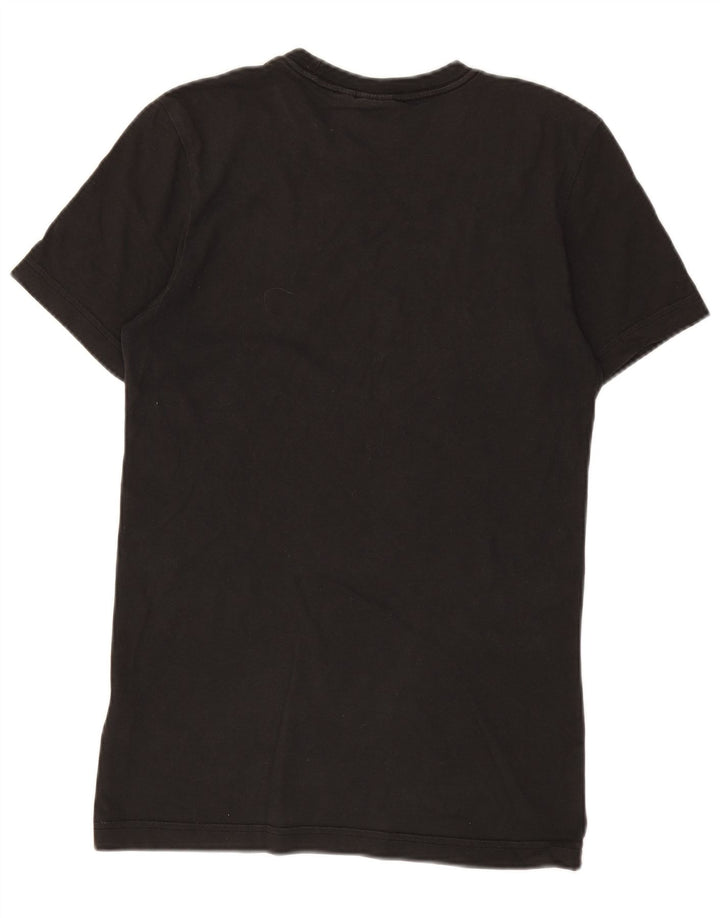 ADIDAS Mens Graphic T-Shirt Top Small Black Cotton