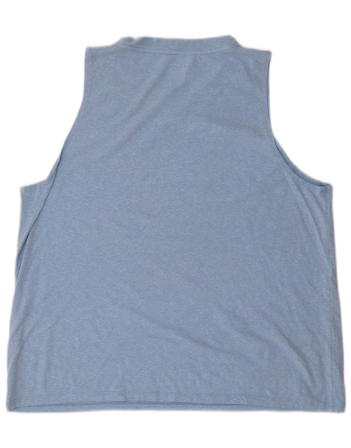 UNDER ARMOUR Womens Vest Top UK 18 XL Blue Flecked
