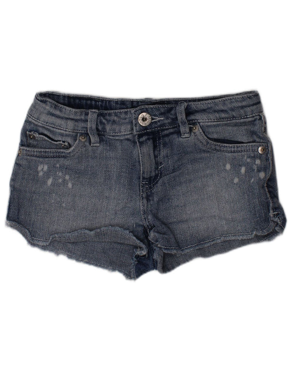 LEVI'S Mädchen-Jeansshorts, 7–8 Jahre, W24, blaue Ramie